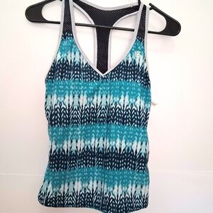 🩱ZeroXposur Swimwear Teal Tankini Top Size 6